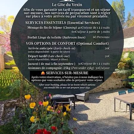 Maison Authentique Du Vexin Hébergement de vacances *